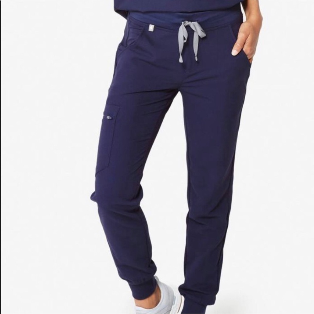 Figs Navy Jogger Scrun Pants